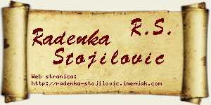 Radenka Stojilović vizit kartica